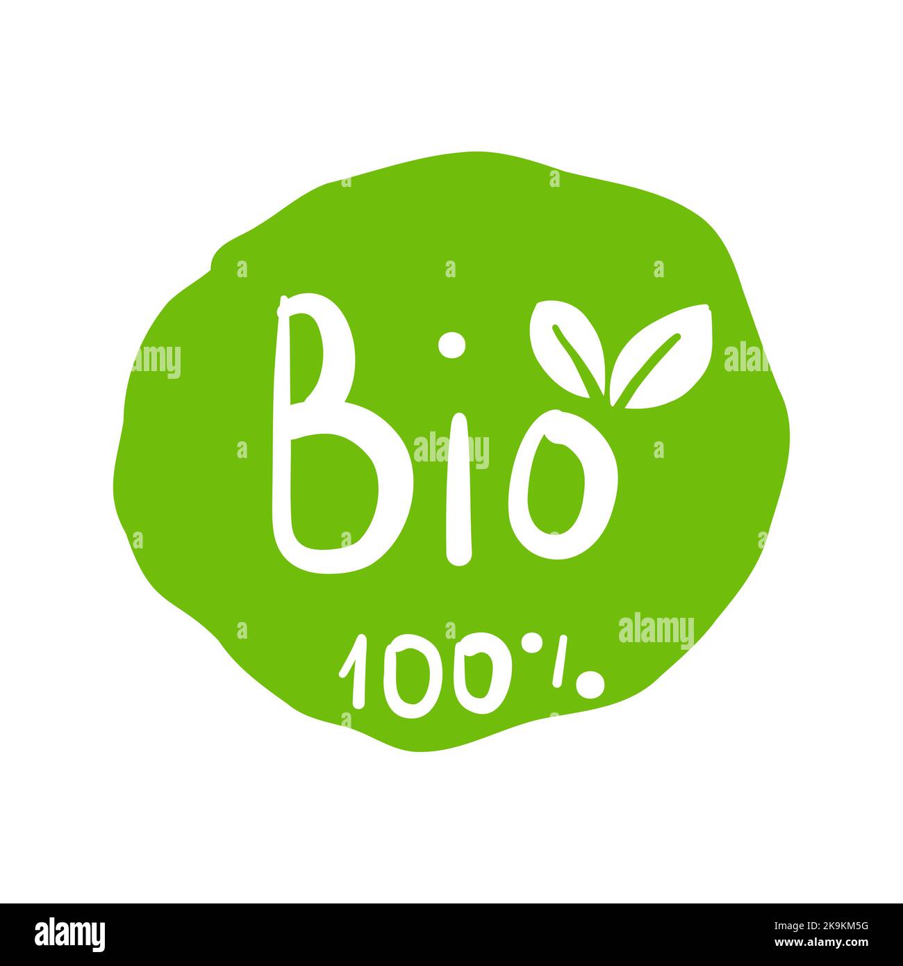 Bio eco organic labels. Bio ecology vegan badge hand drawn. Vector healthy  food icon Stock Vector Image & Art - Alamy