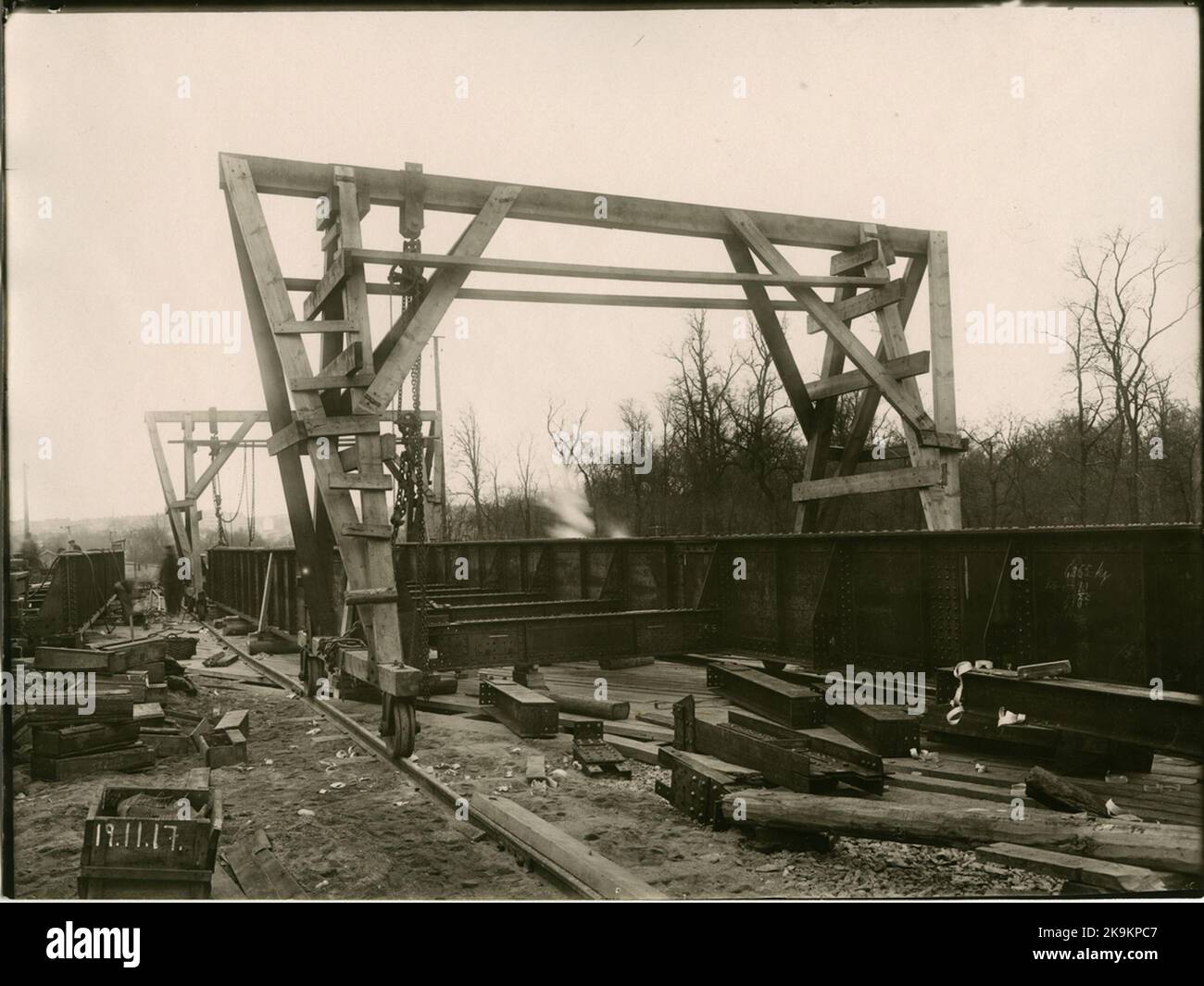 Tomteboda. State Railways, SJ. The worthwhile under construction Stock ...