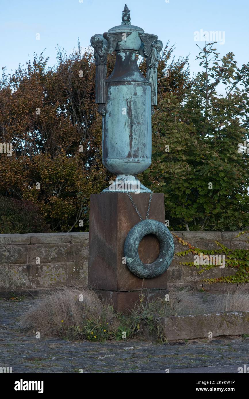 Bloemendaal, Netherlands - Oct 10, 2022: Honorary Cemetery for resistance fighters executed in Amsterdam and in the dune at Bloemendaal. Sunny autumn Stock Photo