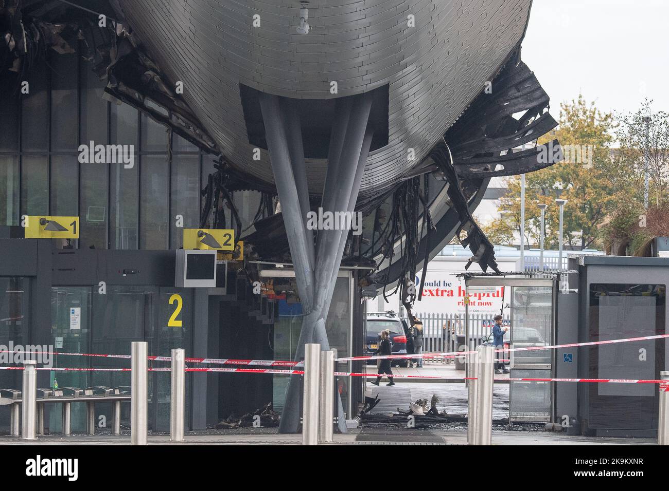 Slough Building Fire Slough, Berkshire, UK. 29th October, 2022. A huge fire broke out at ...