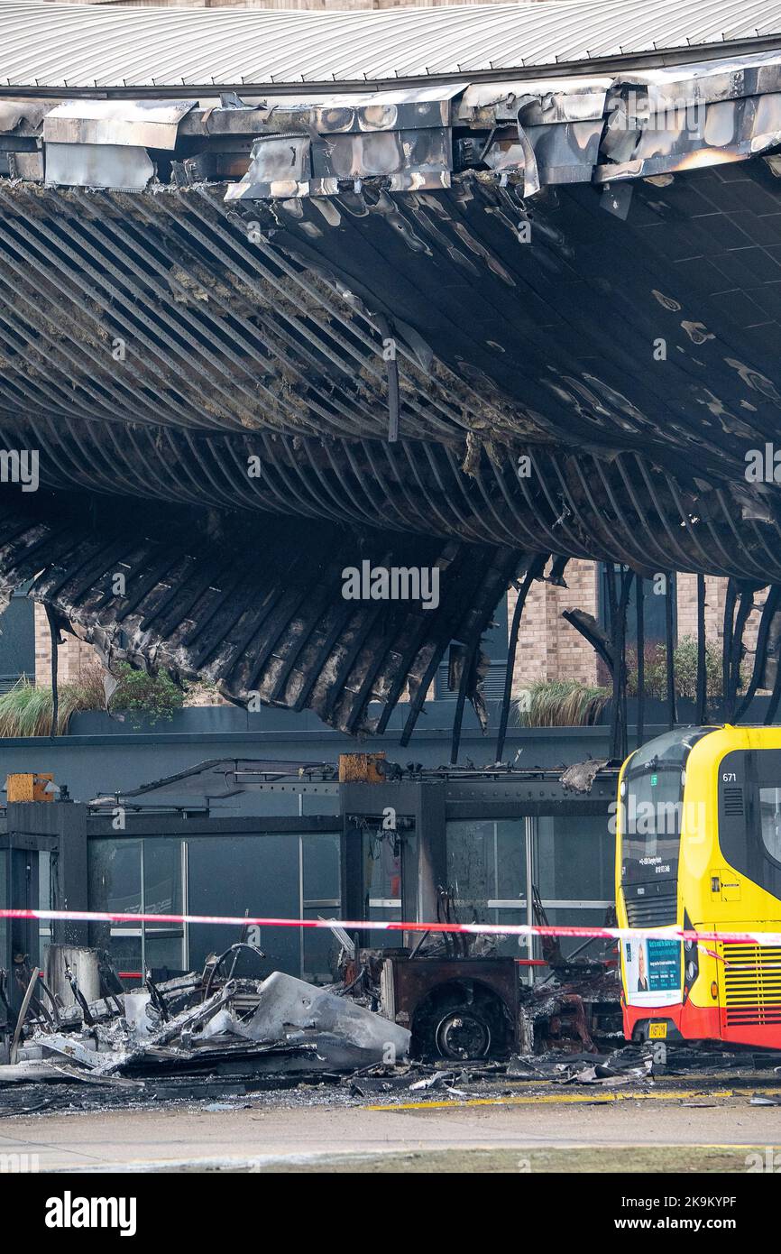 Slough Building Fire Slough, Berkshire, UK. 29th October, 2022. A huge fire broke out at ...