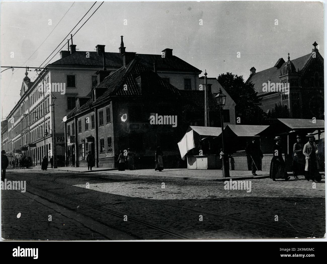 Stockholm around 1900. Götgatan no. 44-46-48 Stock Photo