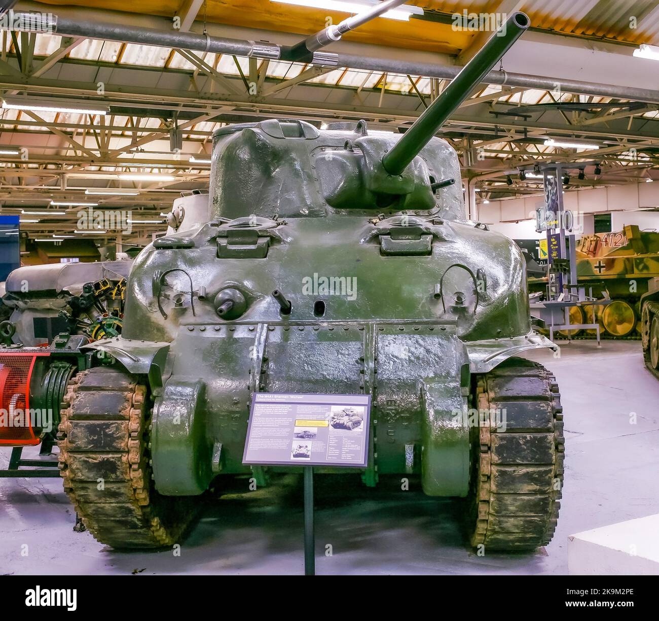 M4A1 Sherman Tank Stock Photo
