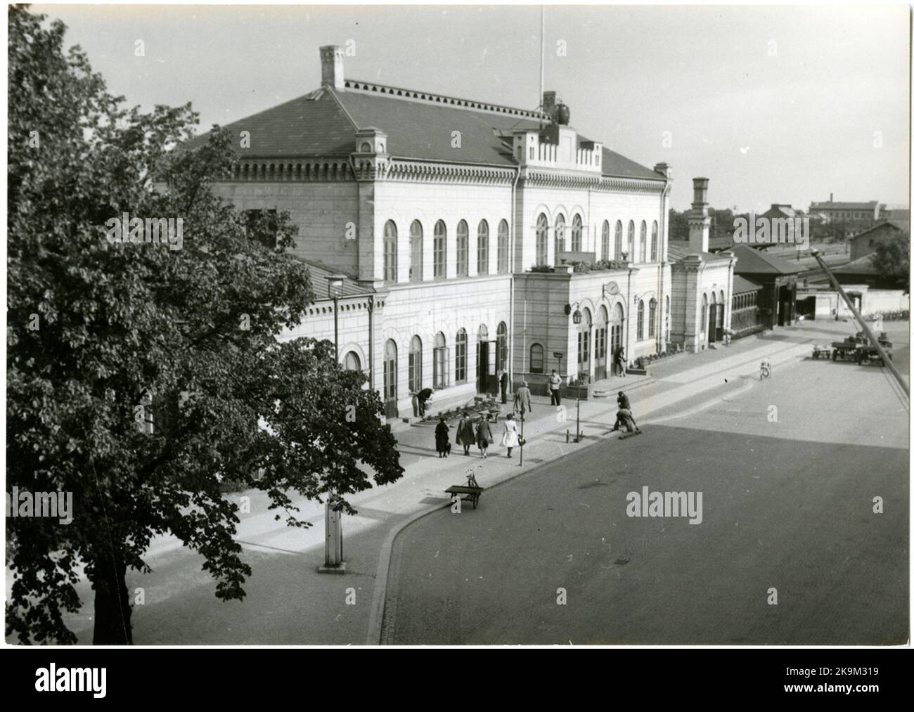 Lund's C. Station House rebuilt in 1924 Stock Photo Alamy