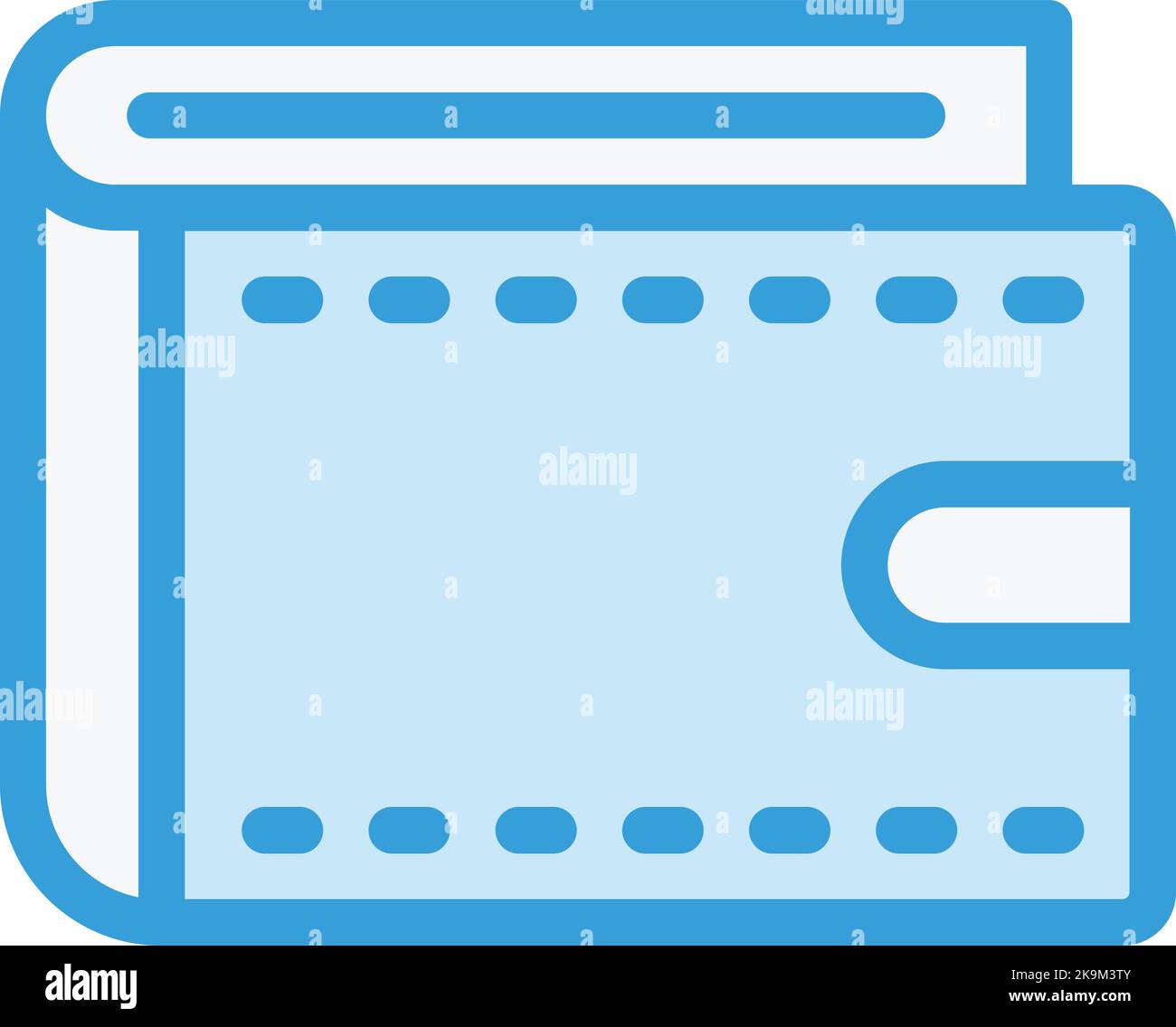 Wallet Vector Icon design Illustration Stock Vector
