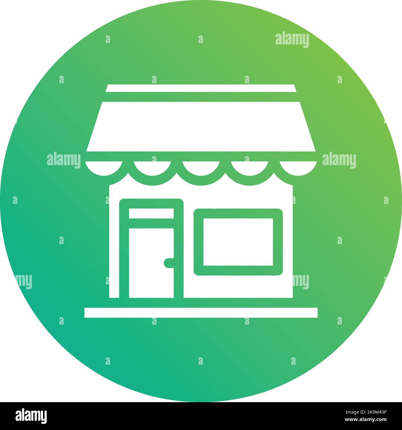 Shop Vector Icon design Illustration Stock Vector