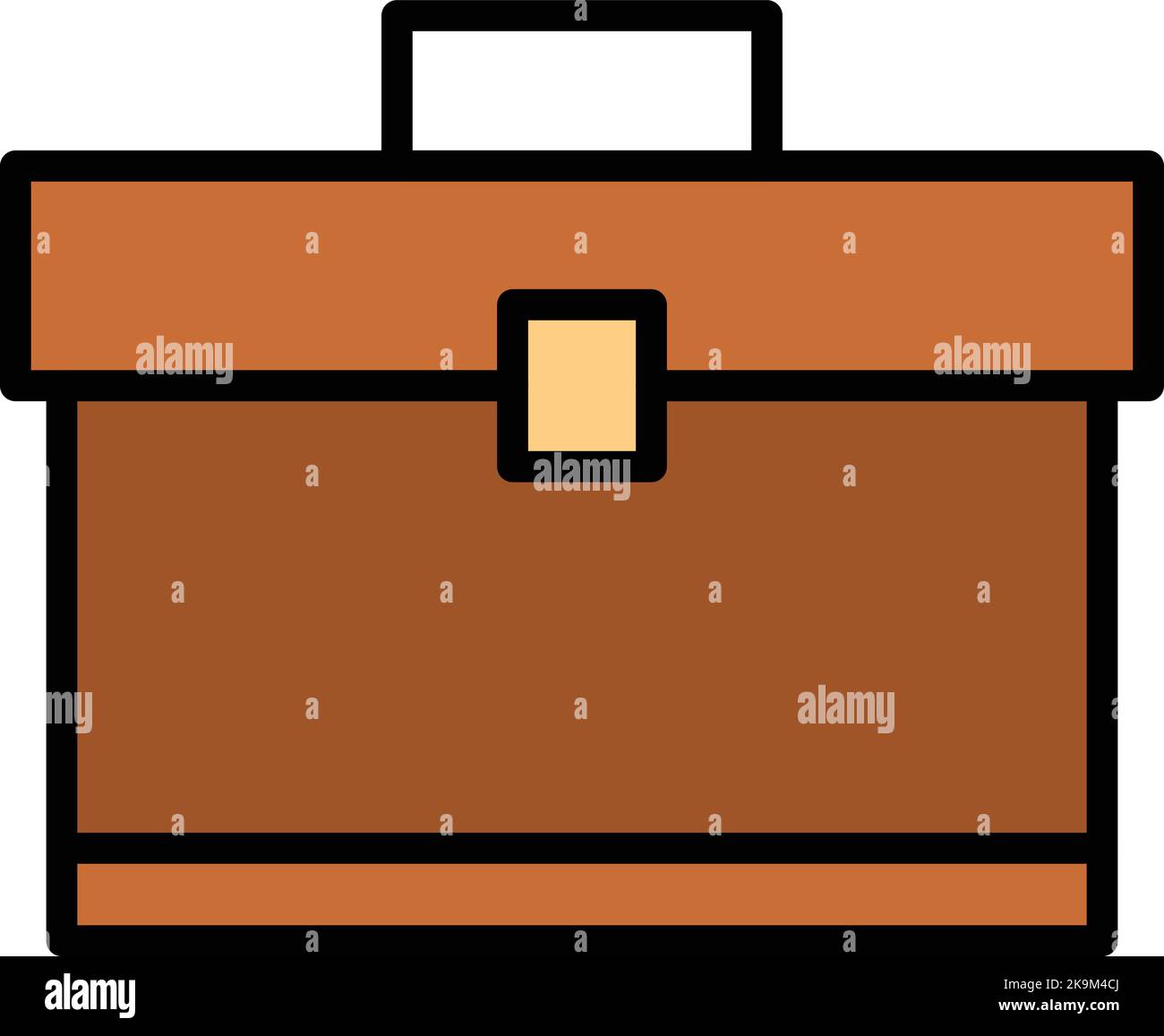 Briefcase icon portfolio symbol flat Stock Vector Images Alamy