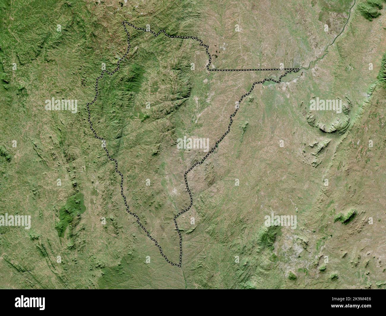 Neno, district of Malawi. High resolution satellite map Stock Photo Alamy