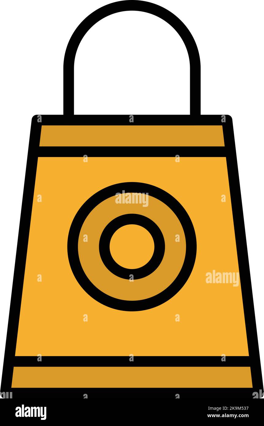 Shopping Bag Vector Icon design Illustration Stock Vector