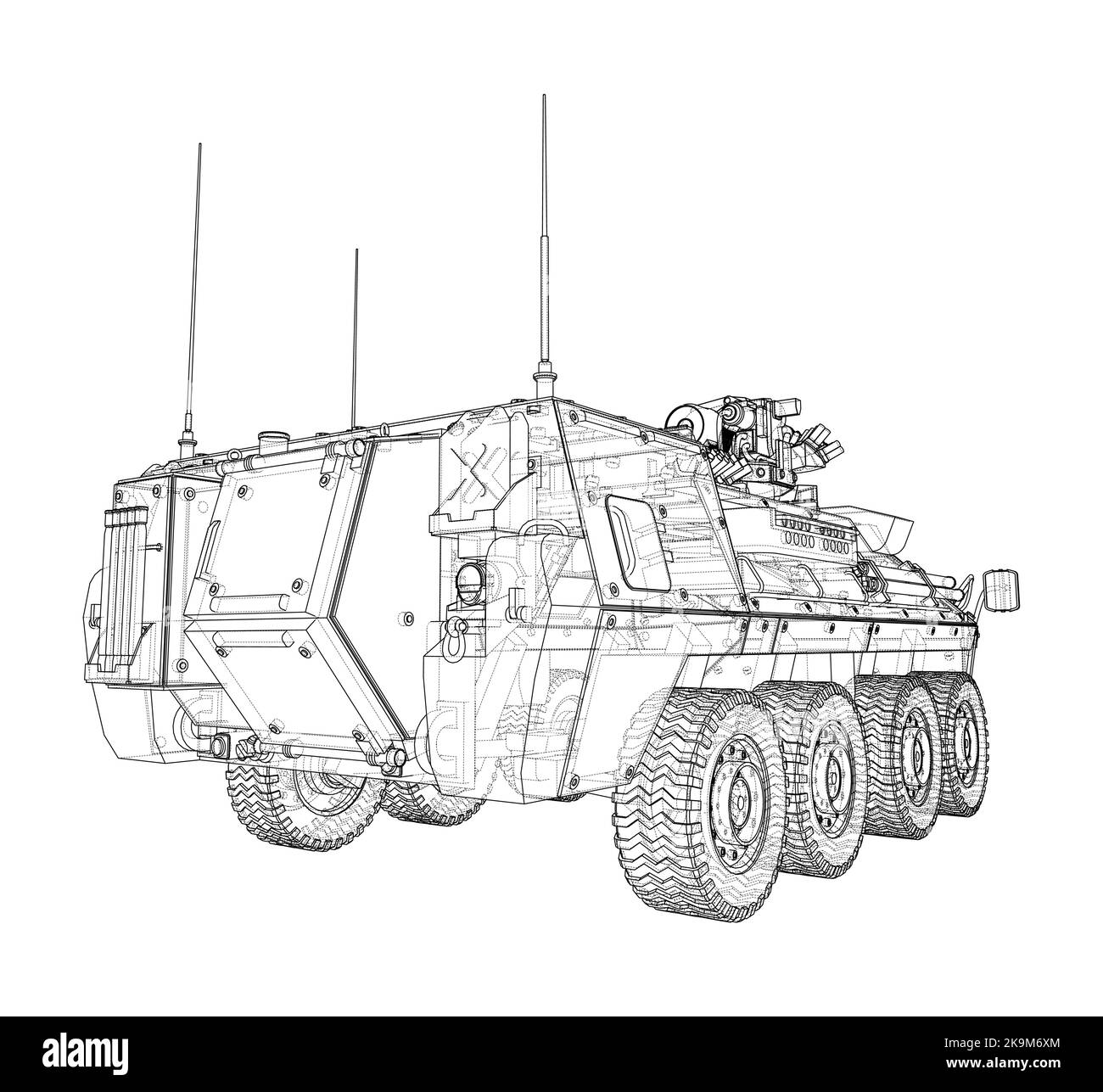 Command Apc Vector Armored personnel carrier. Vector Stock Vector Image & Art - Alamy