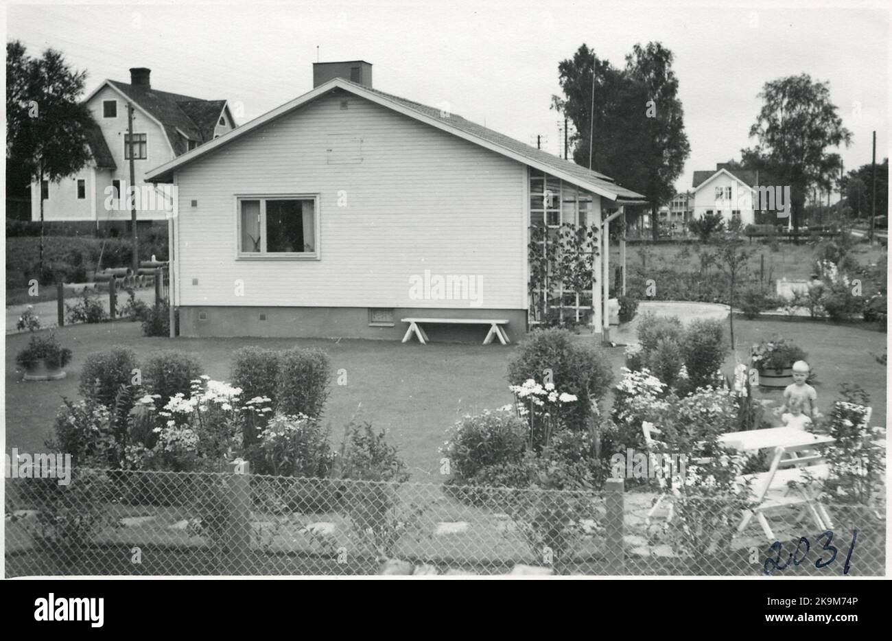 Residential building in Lönsboda Stock Photo - Alamy