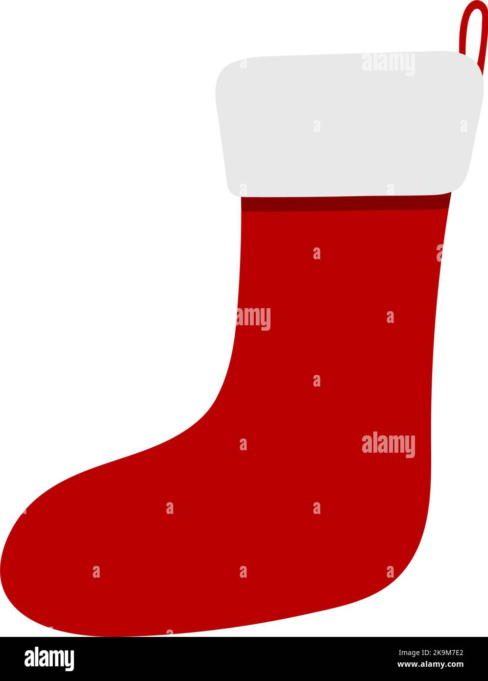 Premium Vector  Christmas stockings with various traditional colorful  holiday ornaments. hanging children clothing elements with cute xmas  patterns on rope. red, green socks with snowflakes, snowman, christmas tree