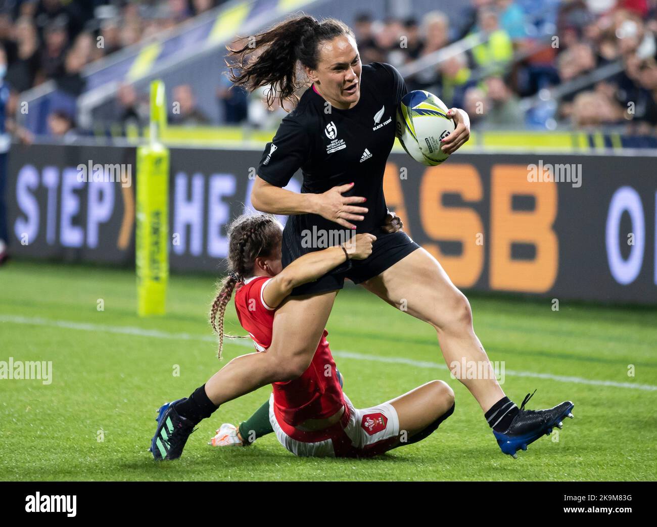 New Zealand's Portia Woodman during the Women's Rugby World Cup Quarter ...