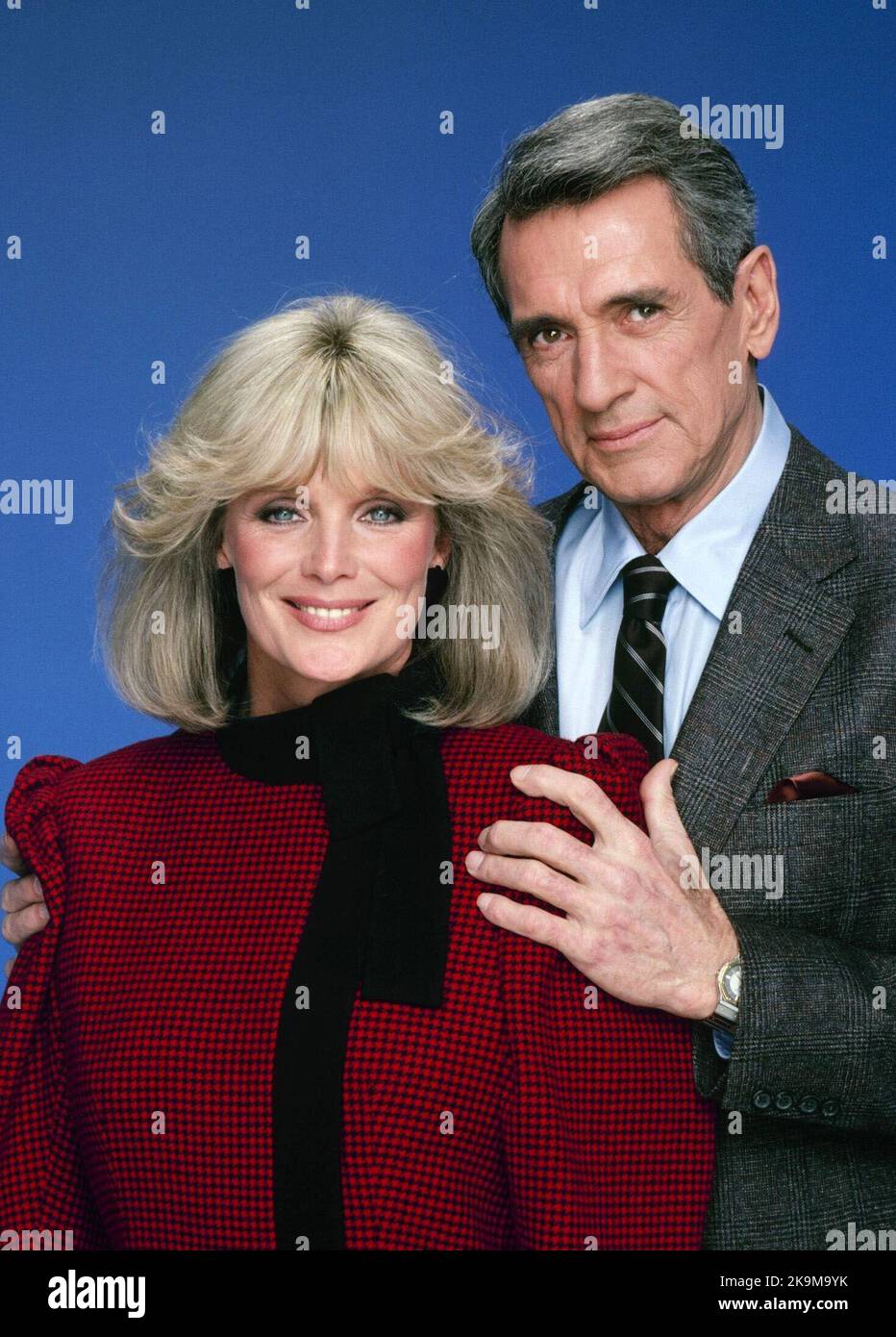 ROCK HUDSON and LINDA EVANS in DYNASTY (1981), directed by PHILIP ...