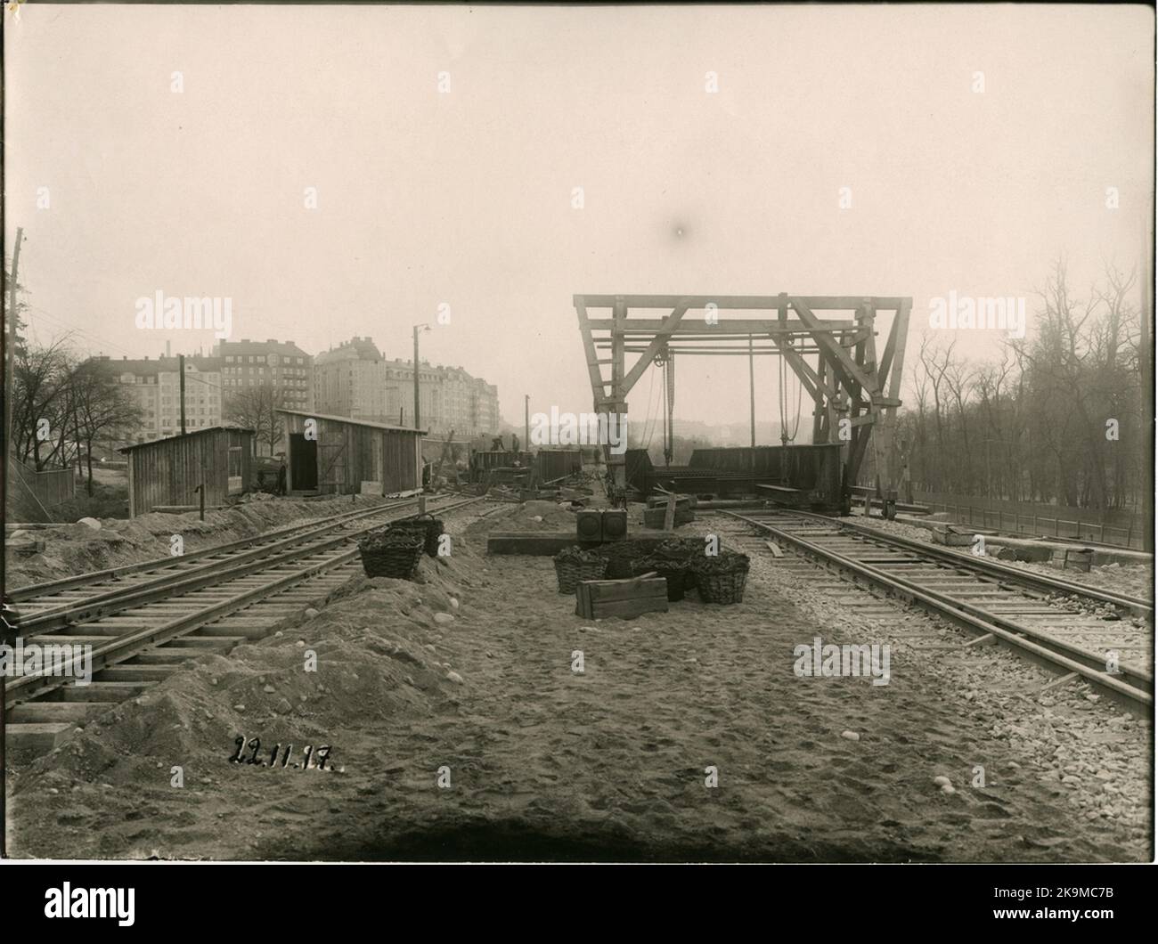 Tomteboda. State Railways, SJ. The worthwhile under construction Stock ...