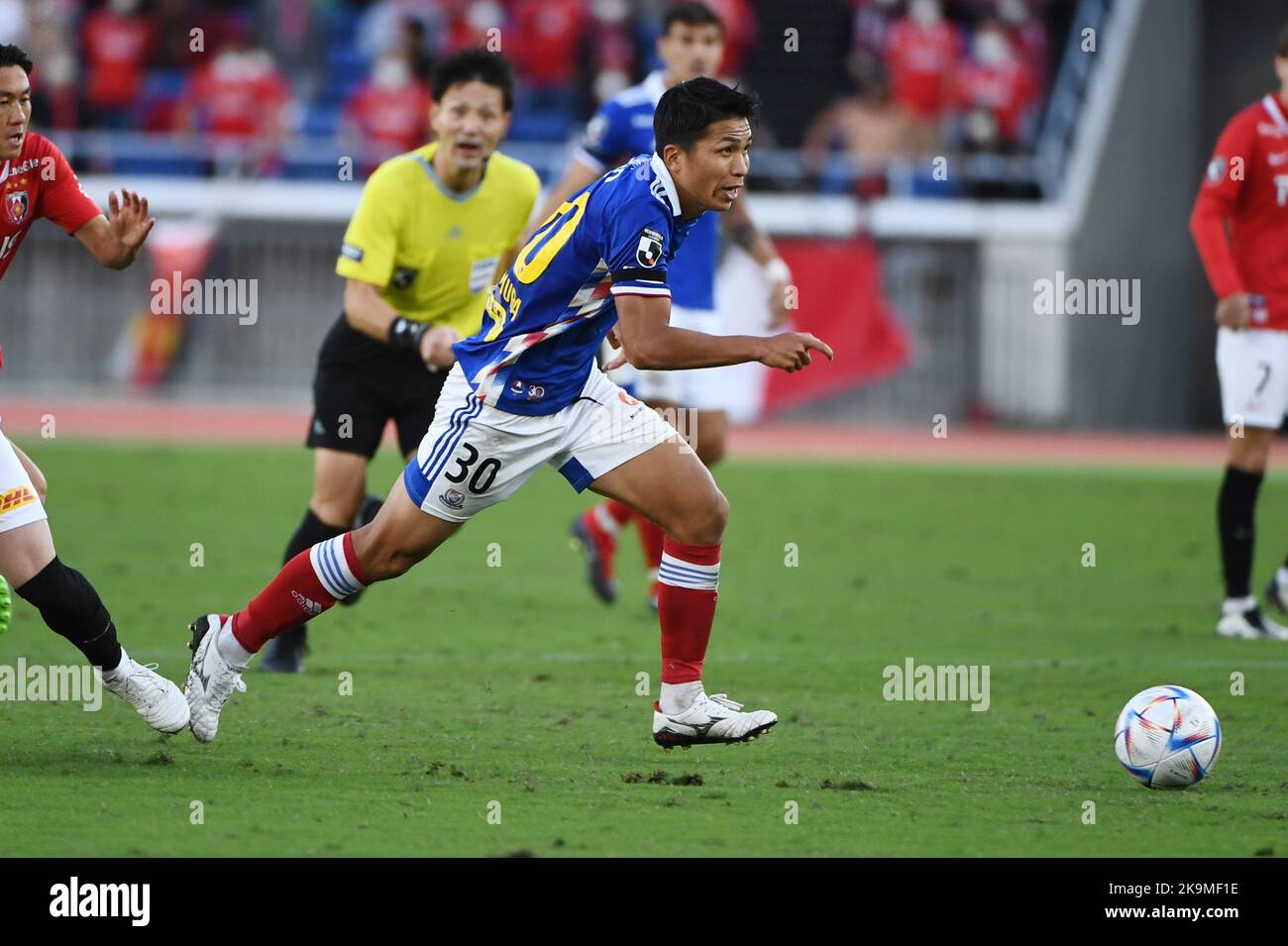 Nissan Stadium, Kanagawa, Japan. 29th Oct, 2022. Takuma Nishimura ...