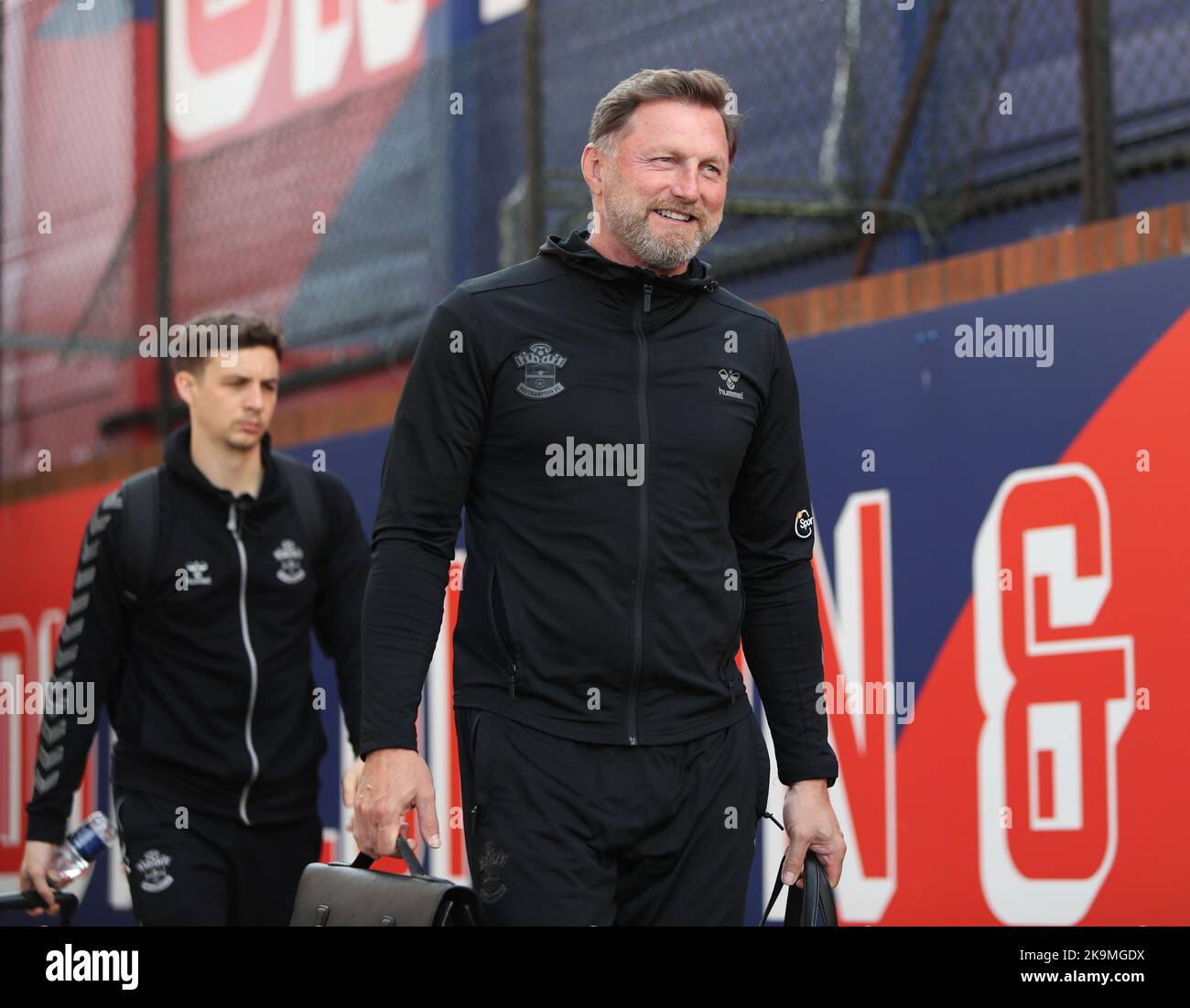 Southampton's manager Ralph Hasenhüttl arrive prior to the Premier 