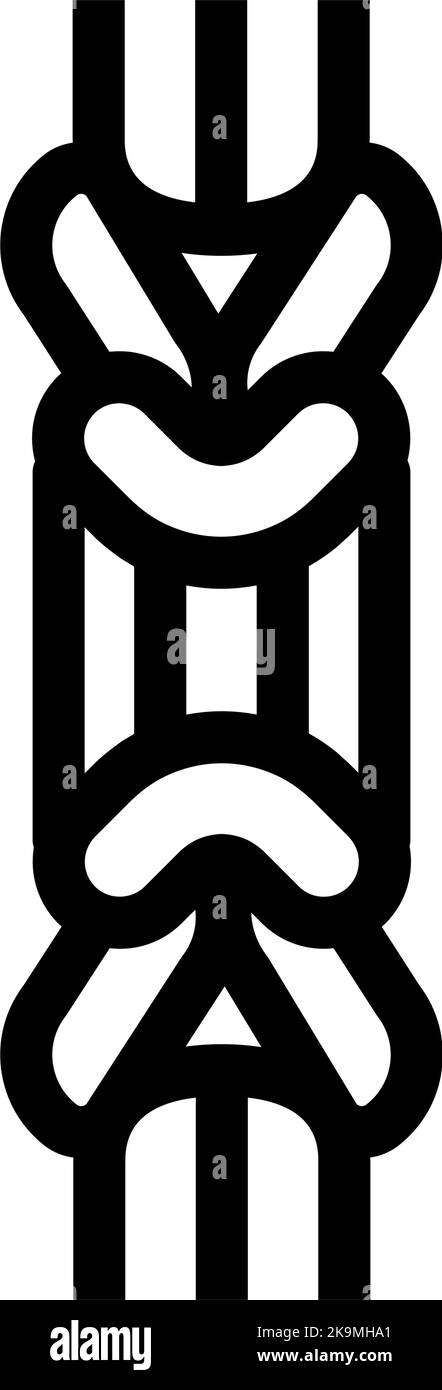 byzantine chain line icon vector illustration Stock Vector Image & Art ...