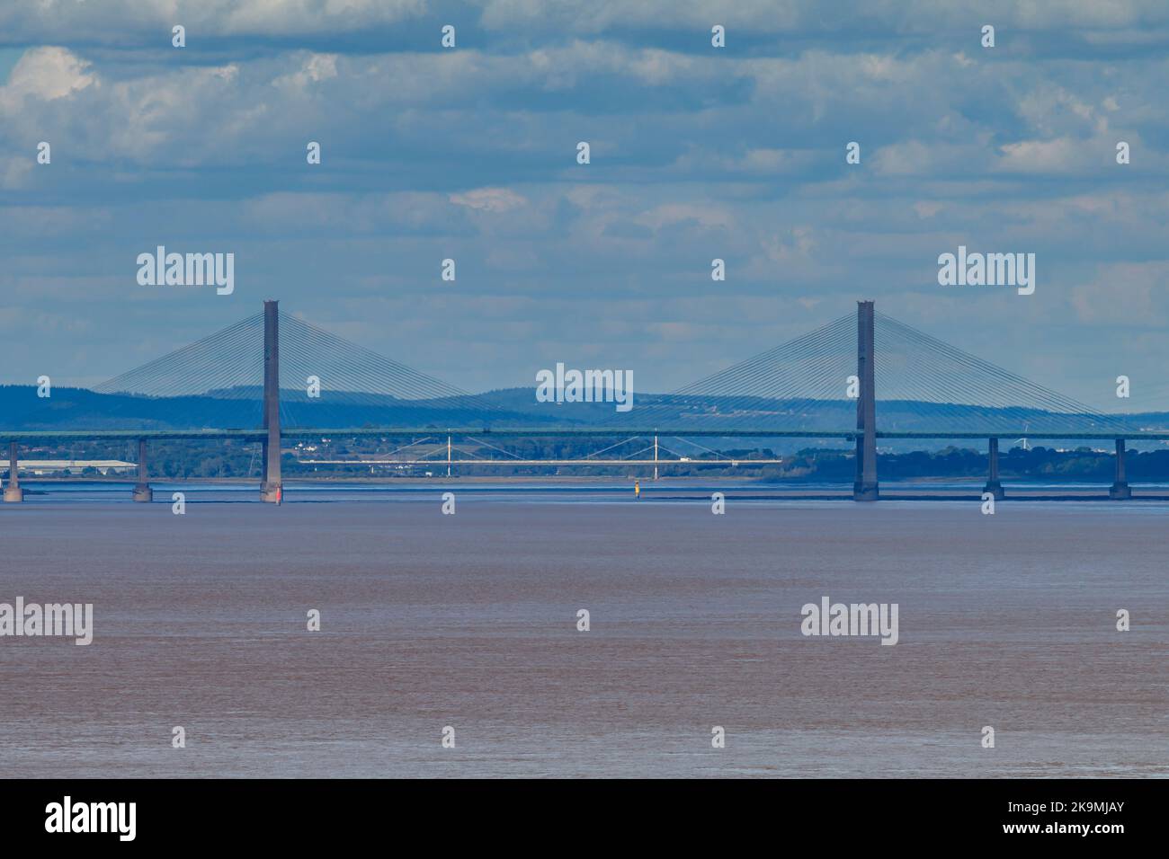 New Severn bridge and Wye bridge Stock Photo Alamy