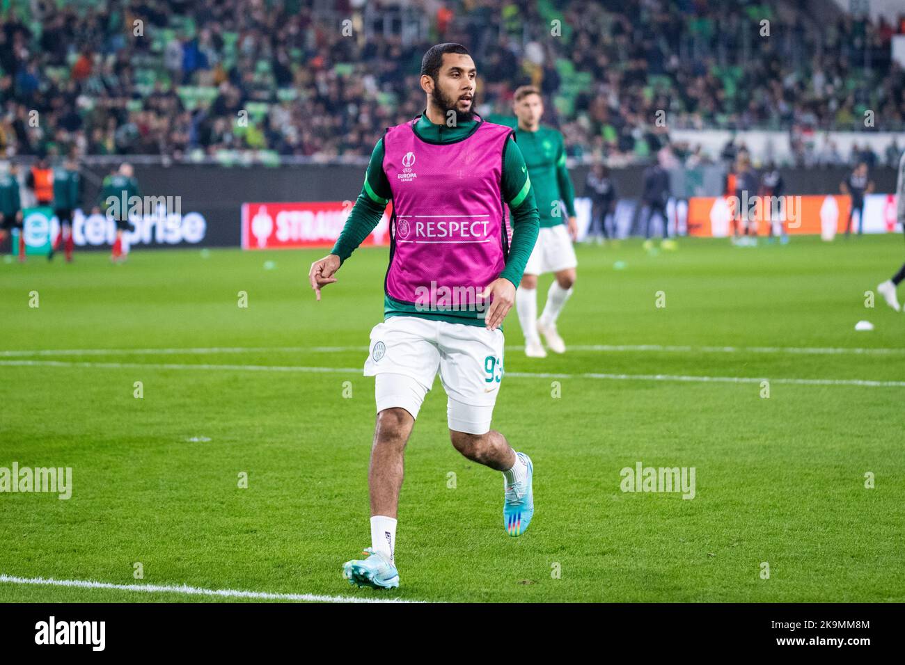 Players Ferencvarosi Tc Gather Prior Uefa Editorial Stock Photo - Stock  Image