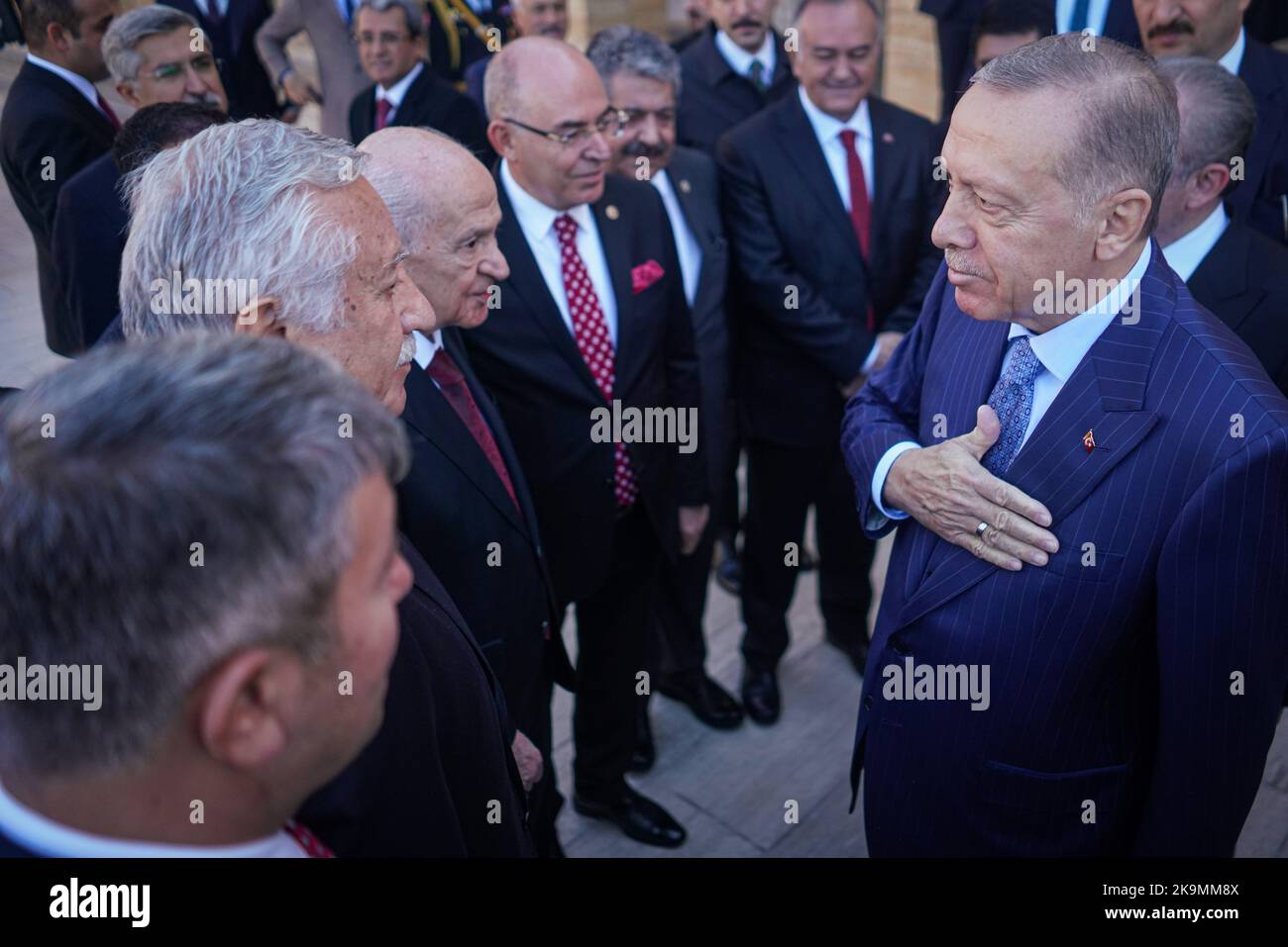 Ankara, Turkey. 29th Oct, 2022. President of the Republic of Turkey ...