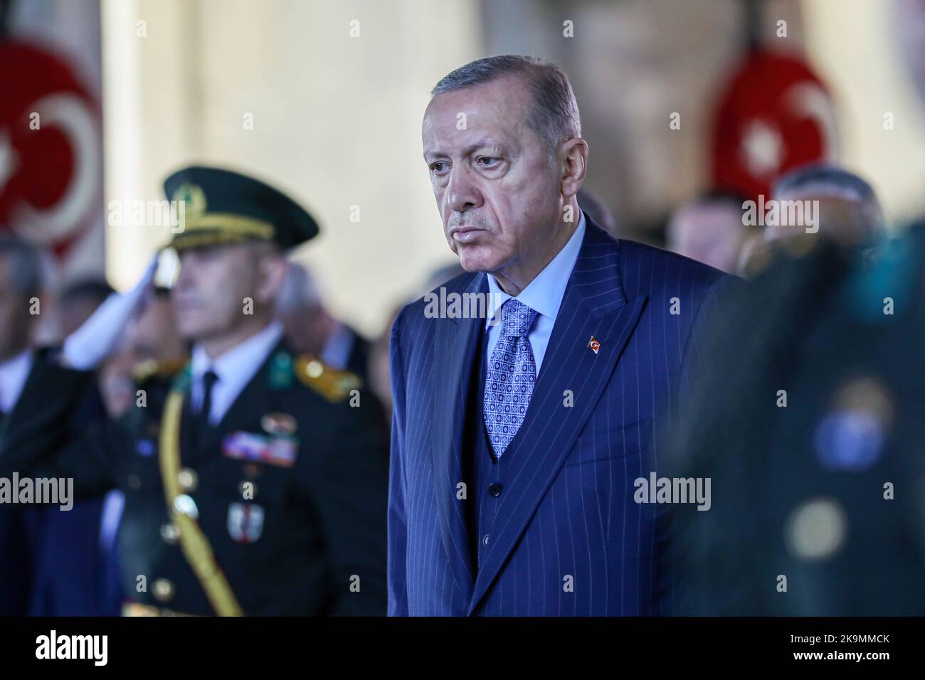 Ankara, Turkey. 29th Oct, 2022. President of the Republic of Turkey ...
