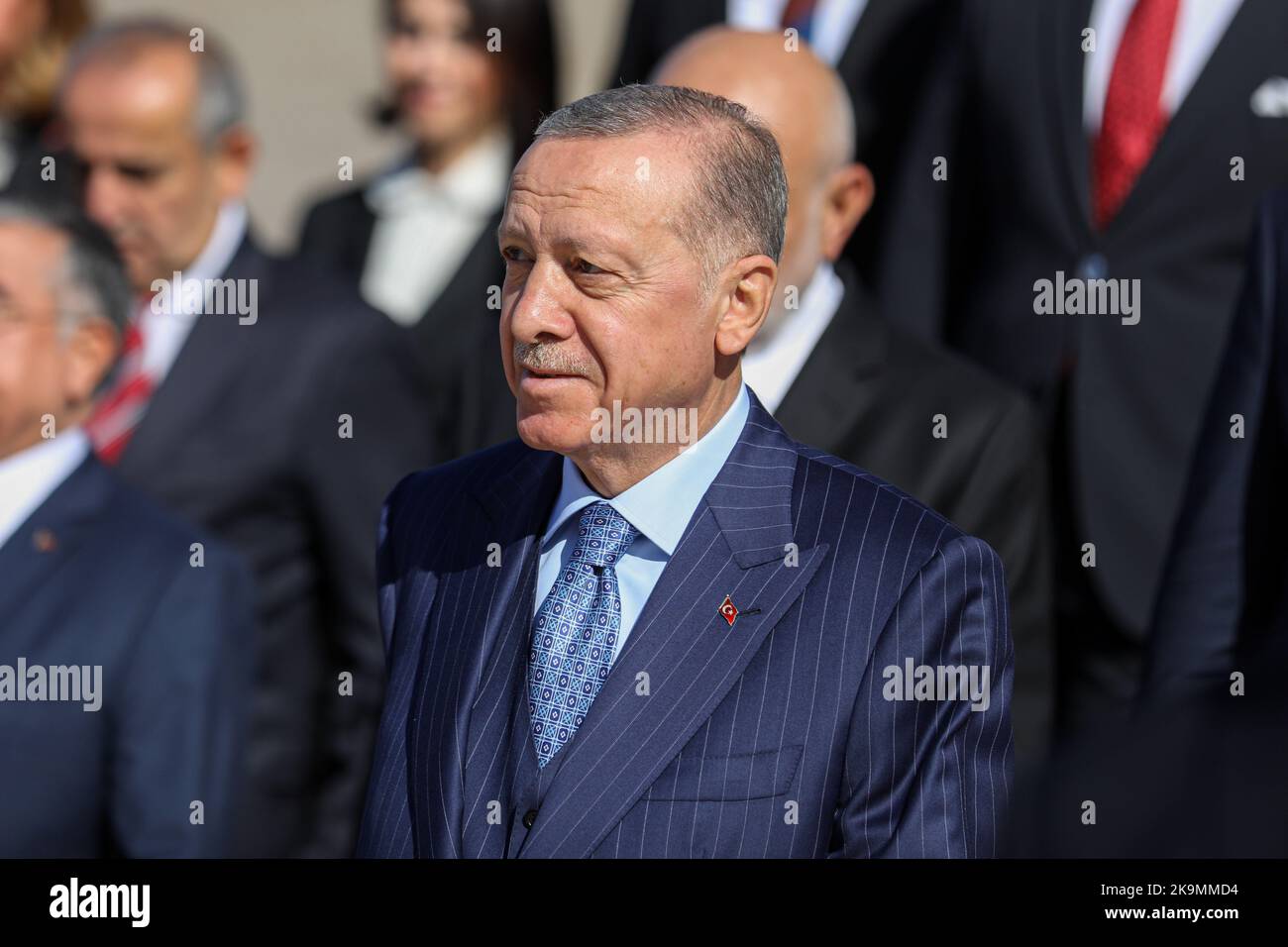 Ankara, Turkey. 29th Oct, 2022. President of the Republic of Turkey ...