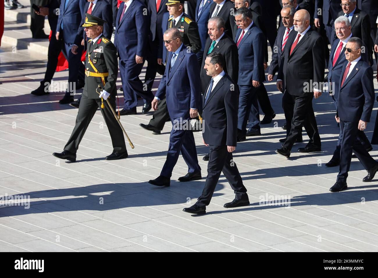 President of the Republic of Turkey Recep Tayyip Erdogan attends the ...