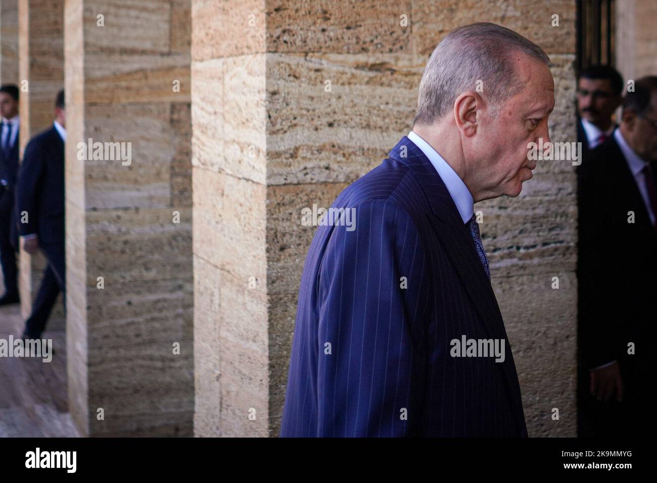 President of the Republic of Turkey Recep Tayyip Erdogan attends the ...