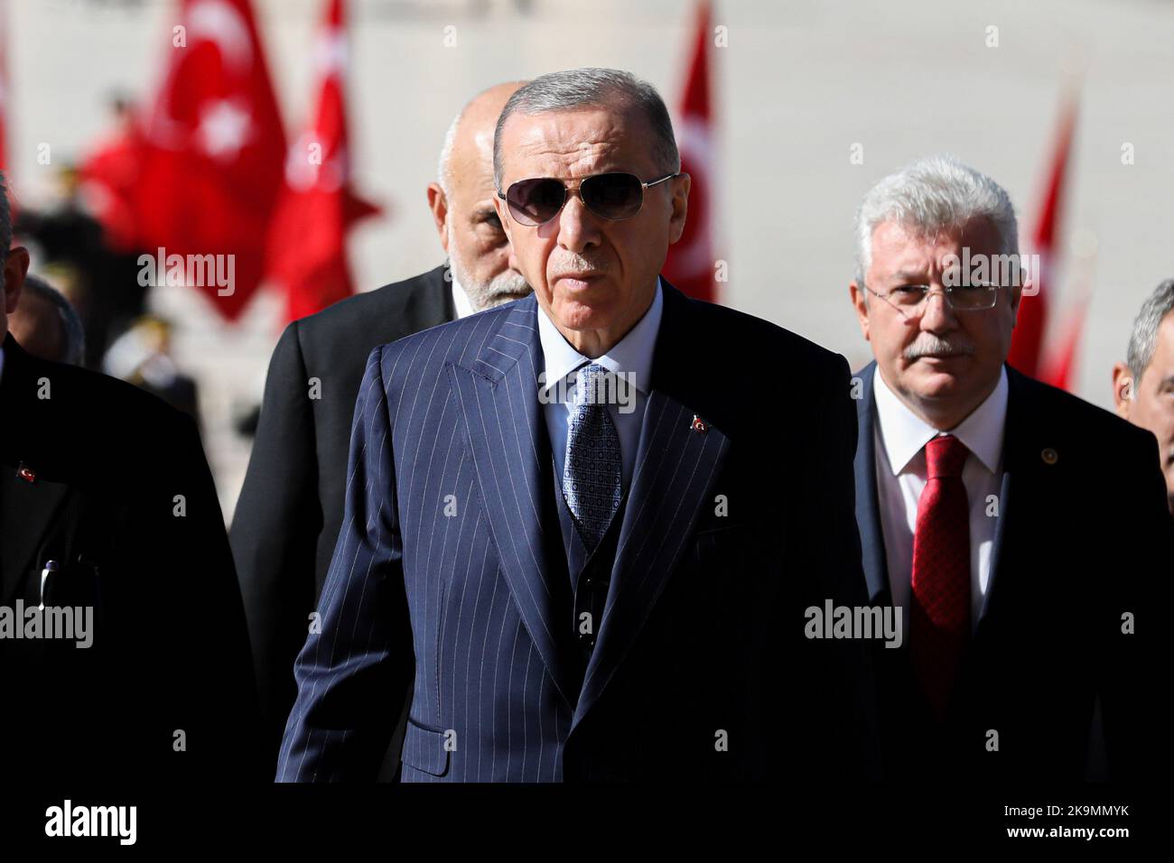 President of the Republic of Turkey Recep Tayyip Erdogan attends the ...