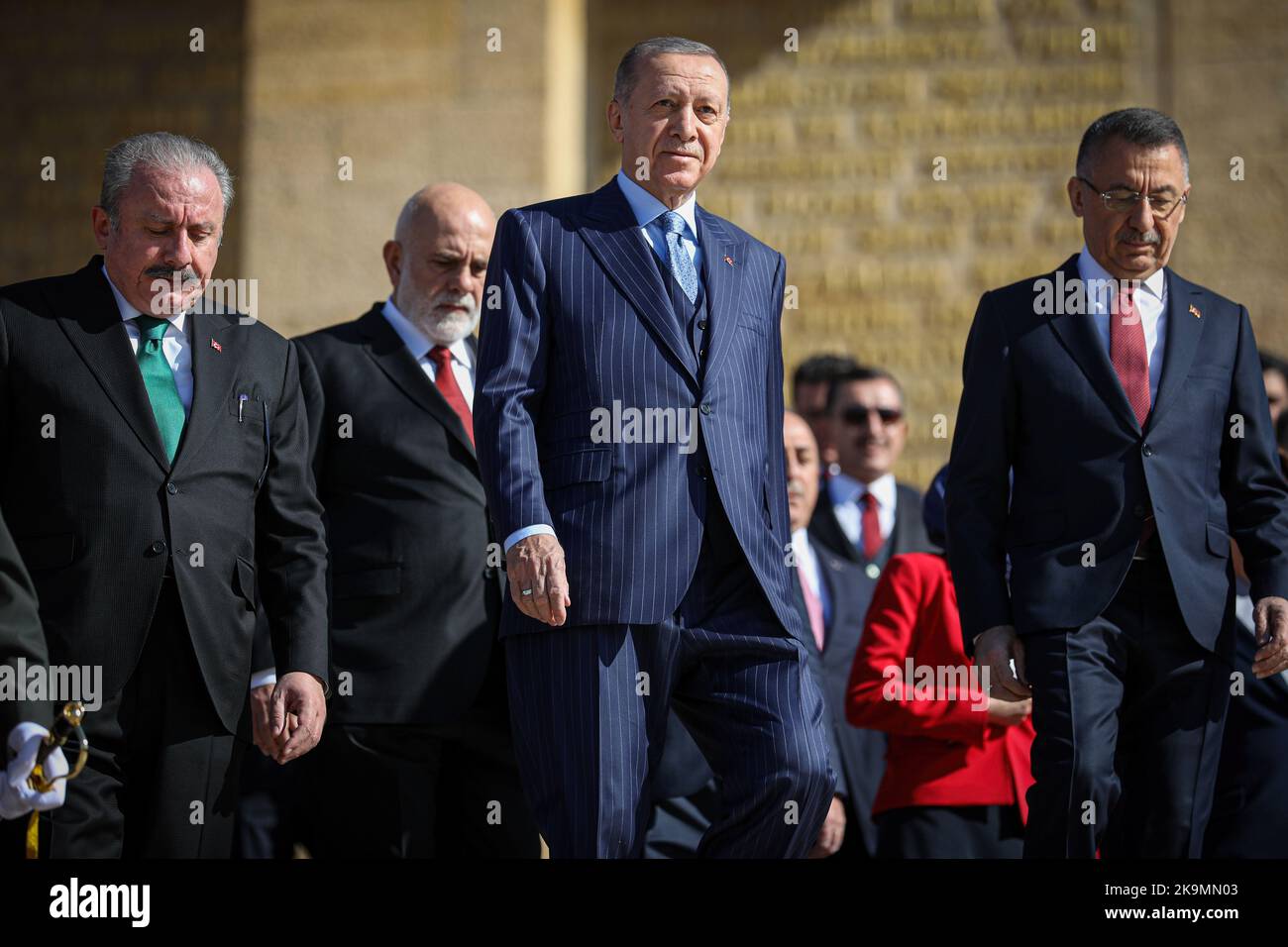 President of the Republic of Turkey Recep Tayyip Erdogan attends the ...
