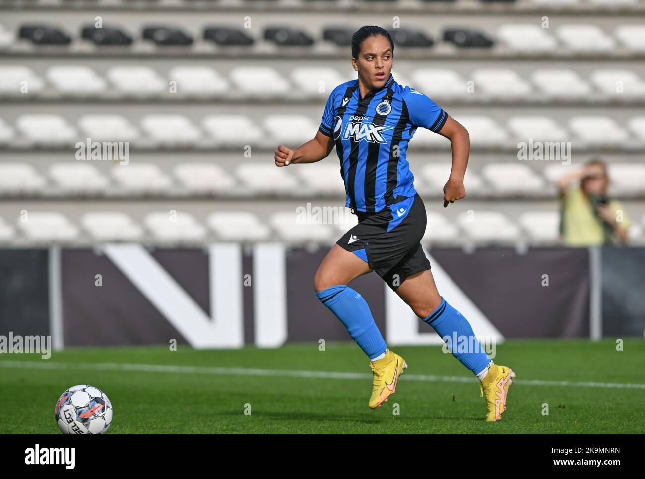 Sakina Ouzraoui Diki (11) of Brugge pictured during a female soccer