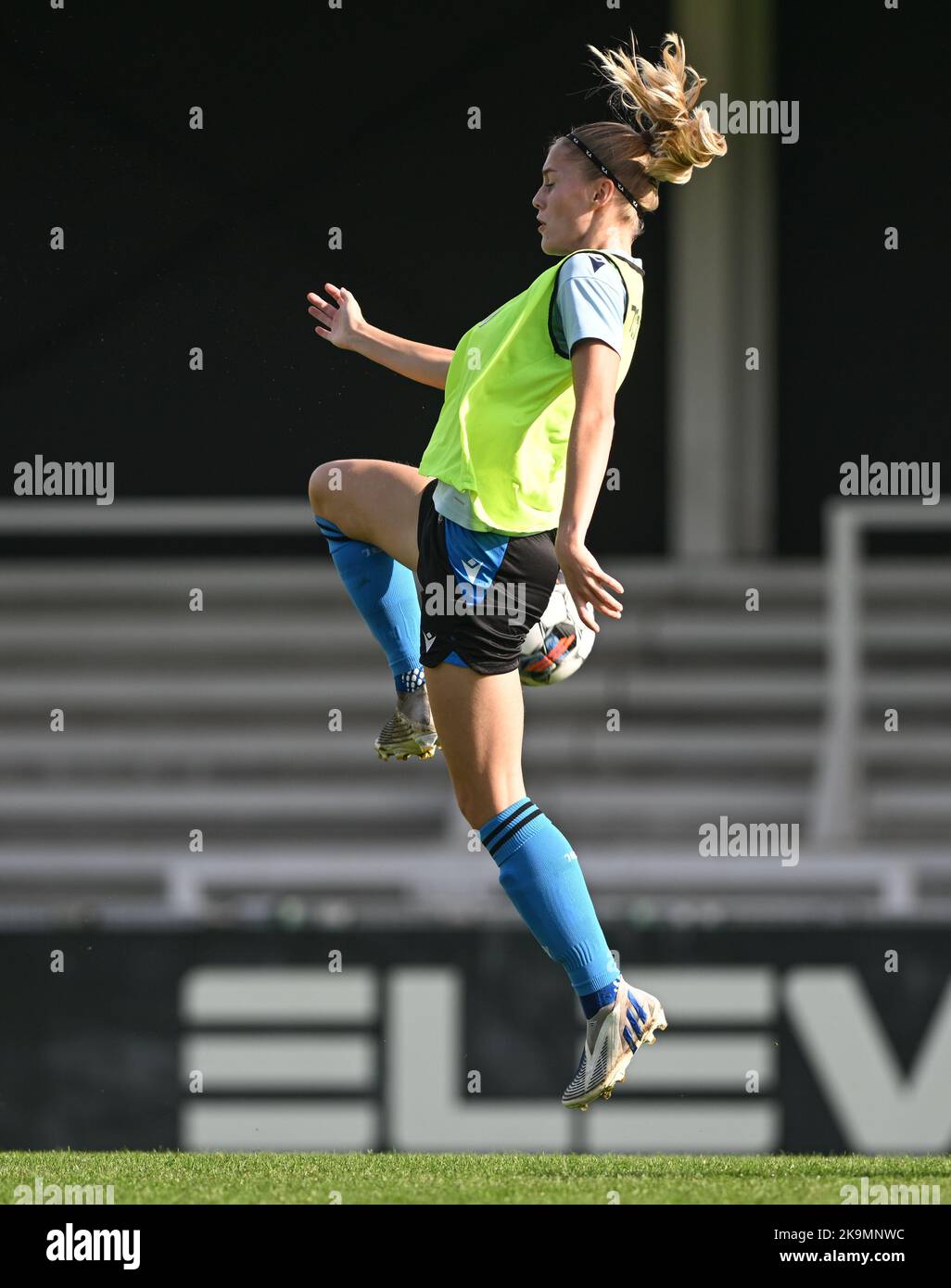 Marith Decabooter (12) of Brugge pictured during a female soccer game