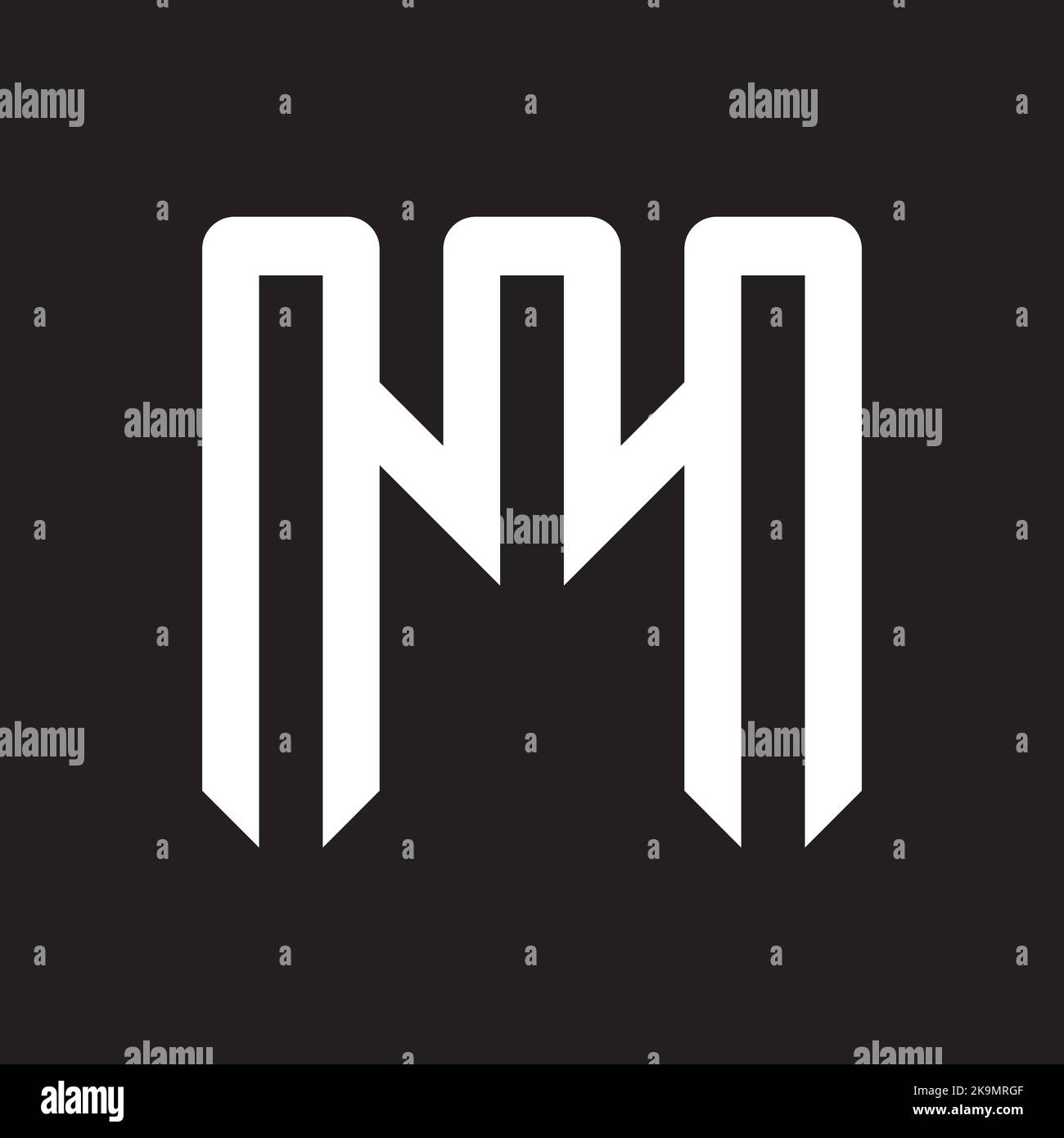 Letter M logo design. Branding identity corporate vector M icon and logo. Stock Vector
