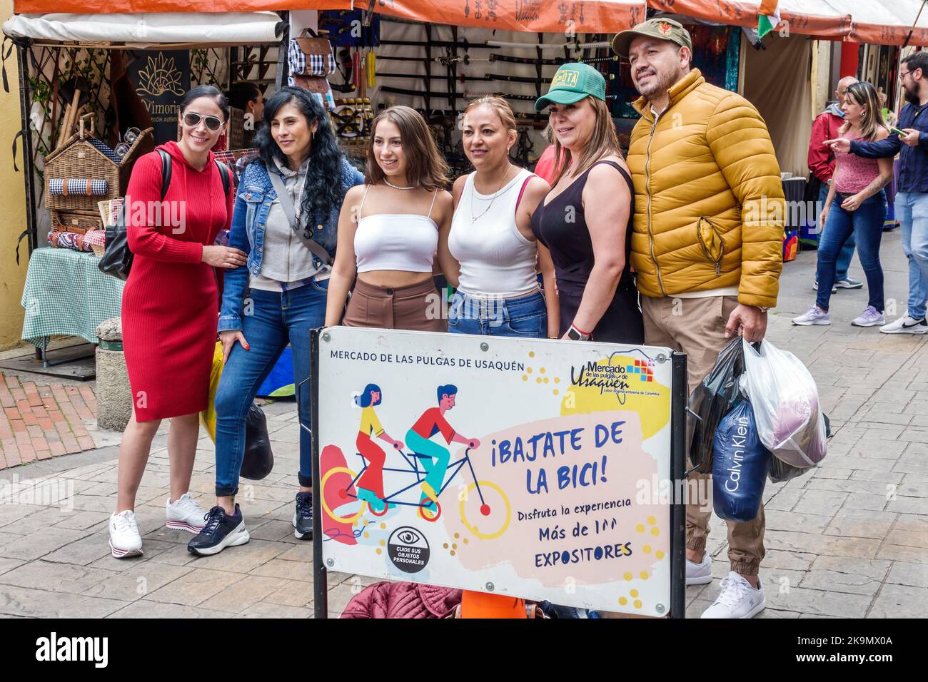 Bogota Colombia,Usaquen Carrera 6a Mercado de Las Pulgas en Usaquen