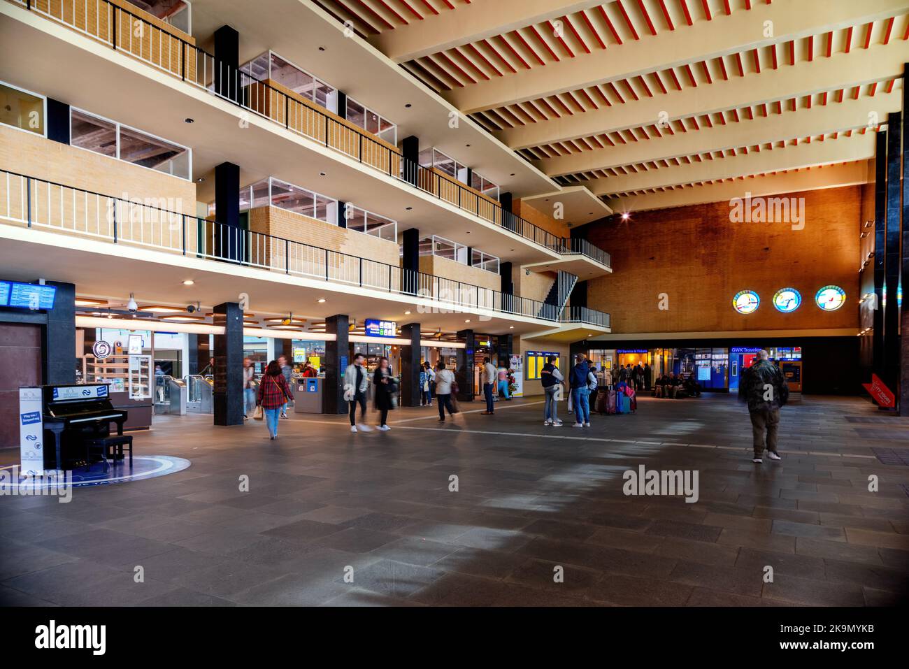 The railway station in Eindhoven, Netherlands Stock Photo