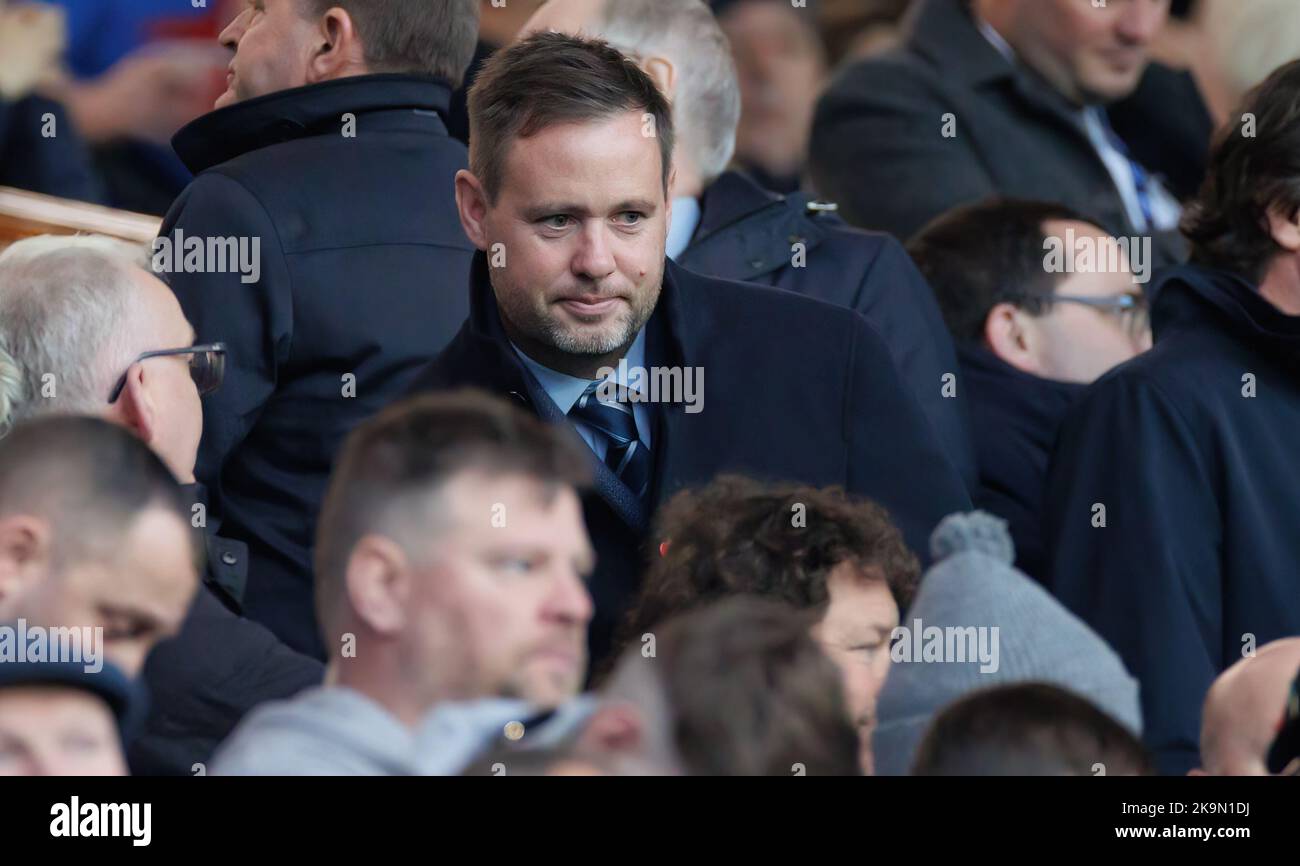 Queens Park Rangers manager Michael Beale spotted in the director's box