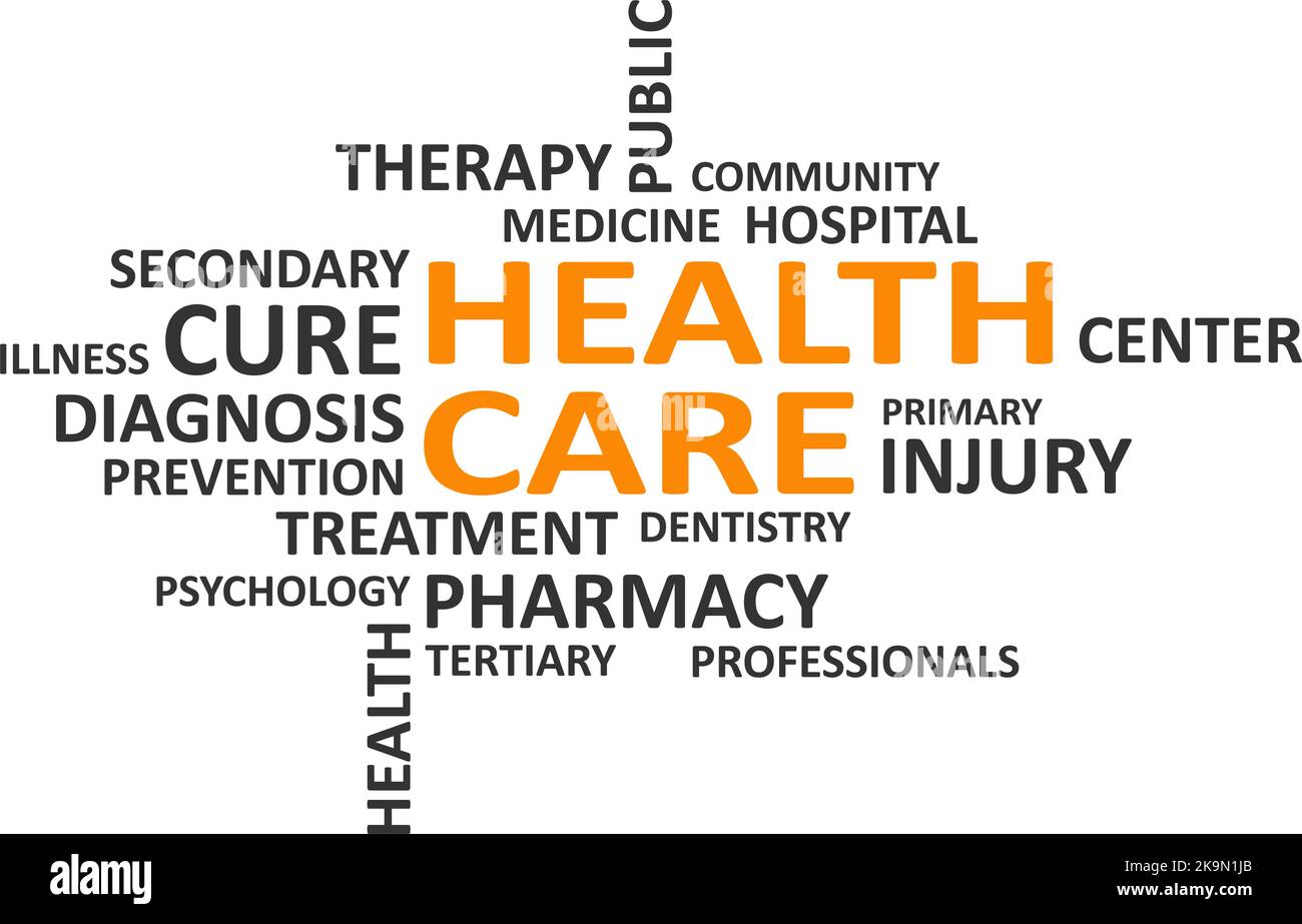 word cloud health care Stock Vector Image & Art Alamy