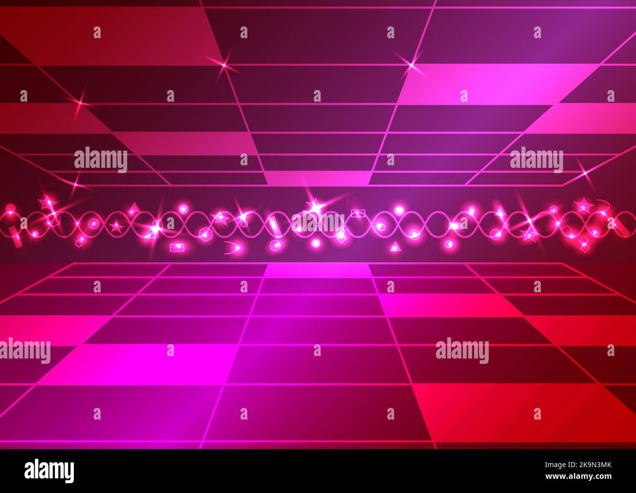 Christmas seasonal festival star disco tech light shiny abstract