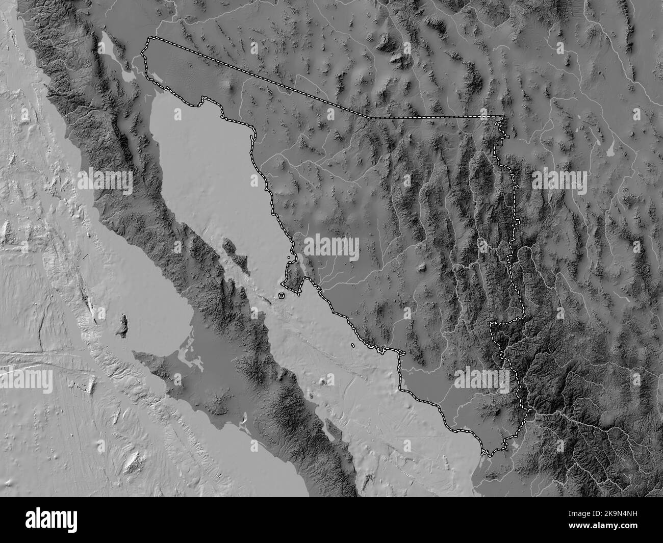 Sonora map Black and White Stock Photos & Images Alamy