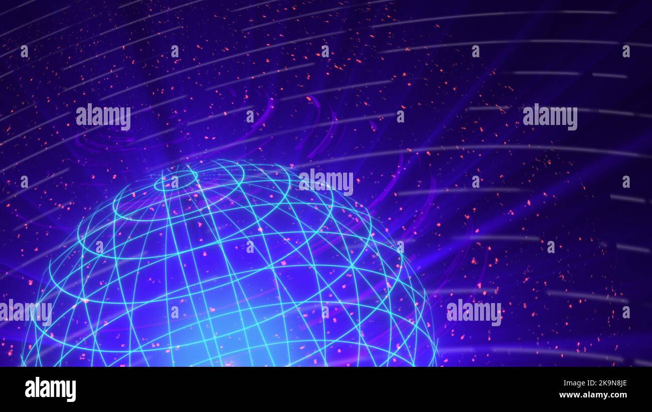 Digital world map. Computer generated 3d render Stock Photo - Alamy