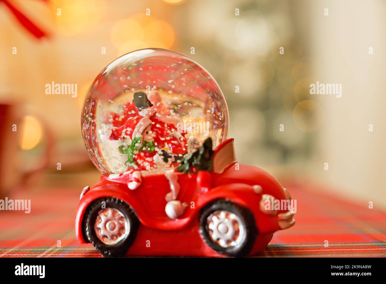 holiday paraphernalia. New Year . toys . lights. Christmas tree . holiday Stock Photo