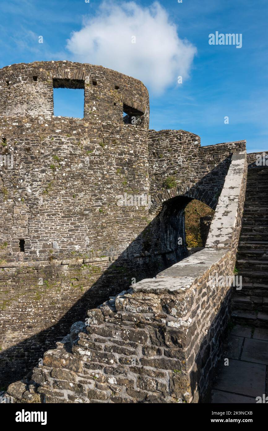 Dinefwr Castle, Carmarthenshire, Wales Stock Photo