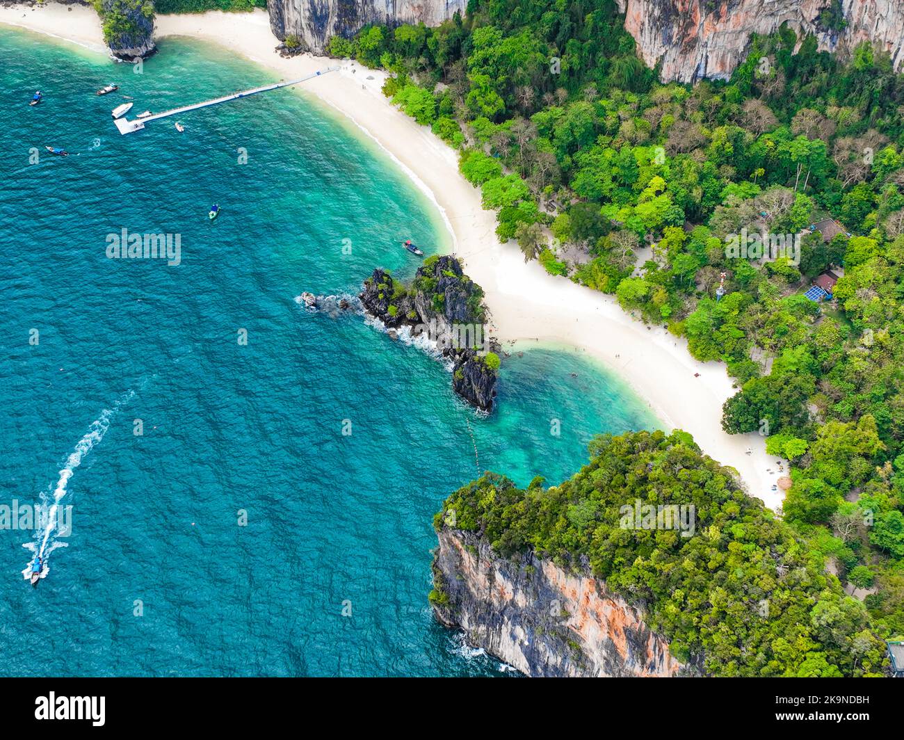 Aerial View Of Koh Hong Island In Krabi Province Thailand Stock Photo Aerial View Of Koh Hong Island In Krabi Province Thailand Stock Photo