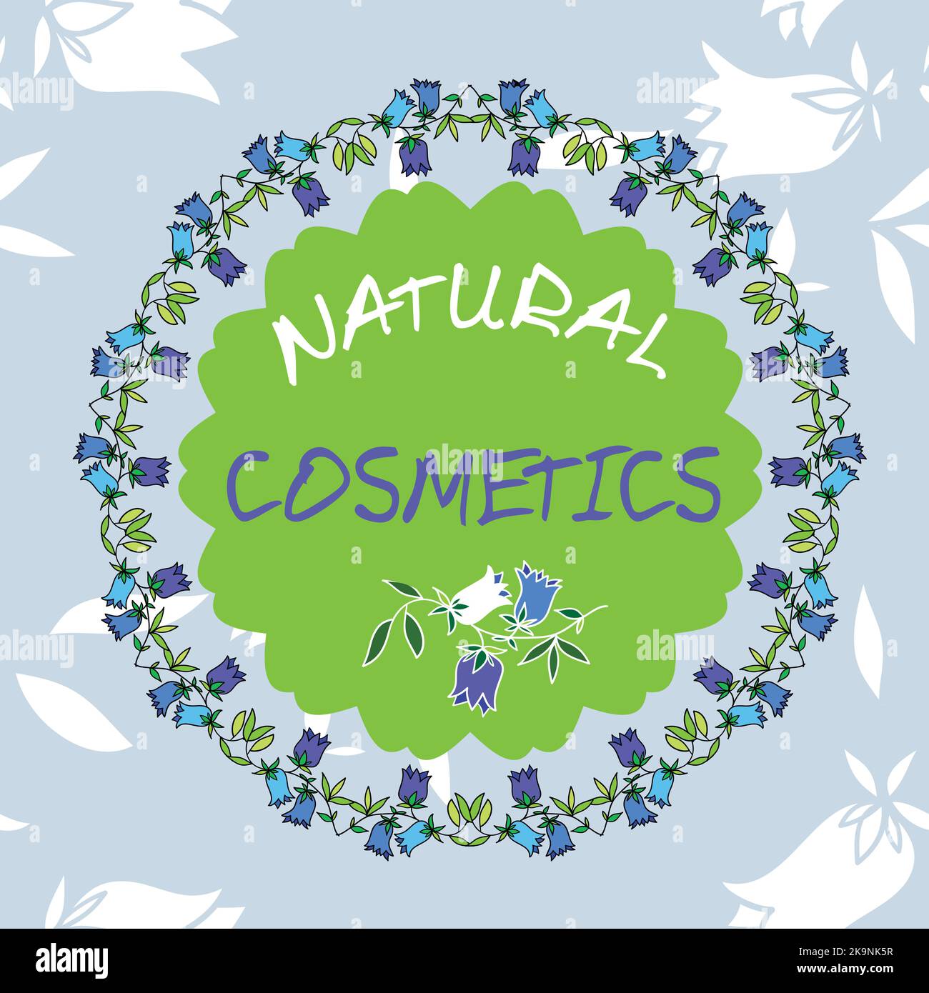 Label for natural cosmetic products. Organic product badge. Vector ...