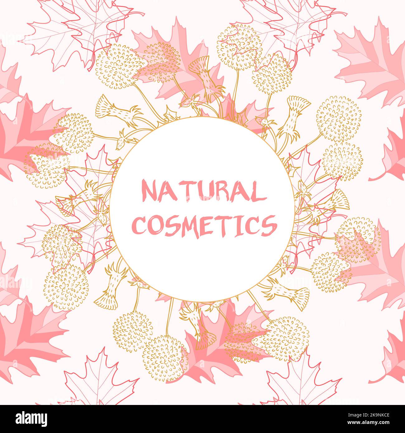 Label for natural cosmetic products. Organic product badge. Vector ...