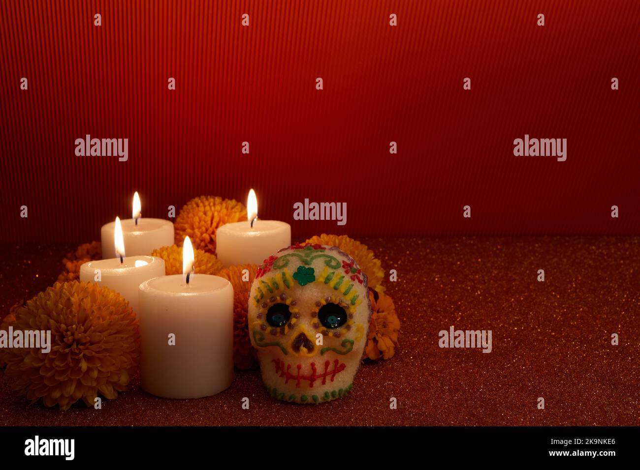 Mexico (day of dead, candles, food) hires stock photography and images Alamy