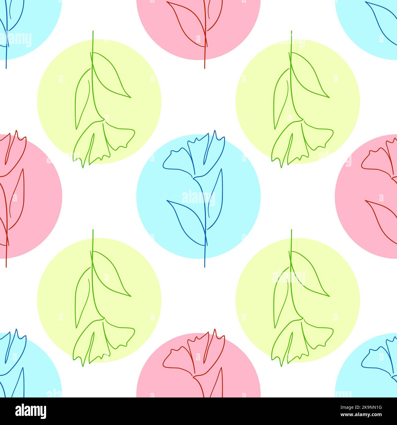 Seamless pattern with floral elements. Decorative herbal background. Texture for web, scrapbook, stationery, textile design. Stock Vector