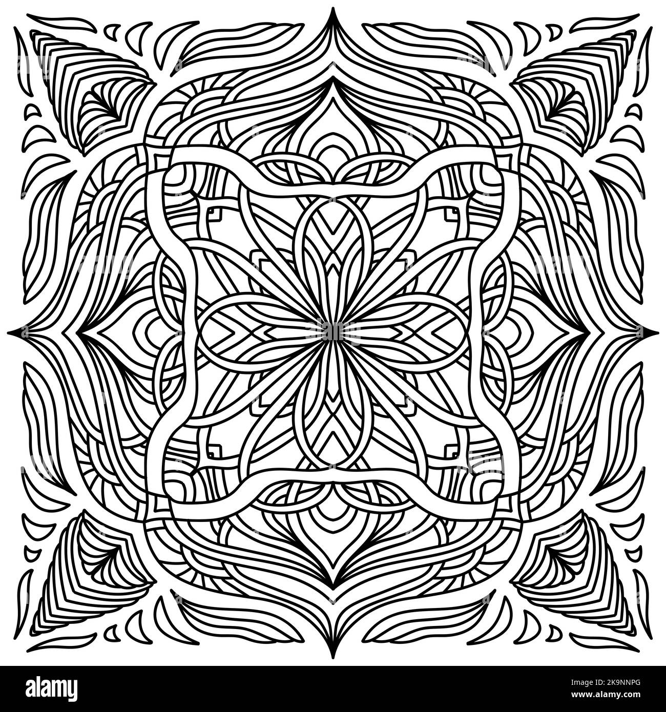 Hand prints carpet Stock Vector Images - Alamy