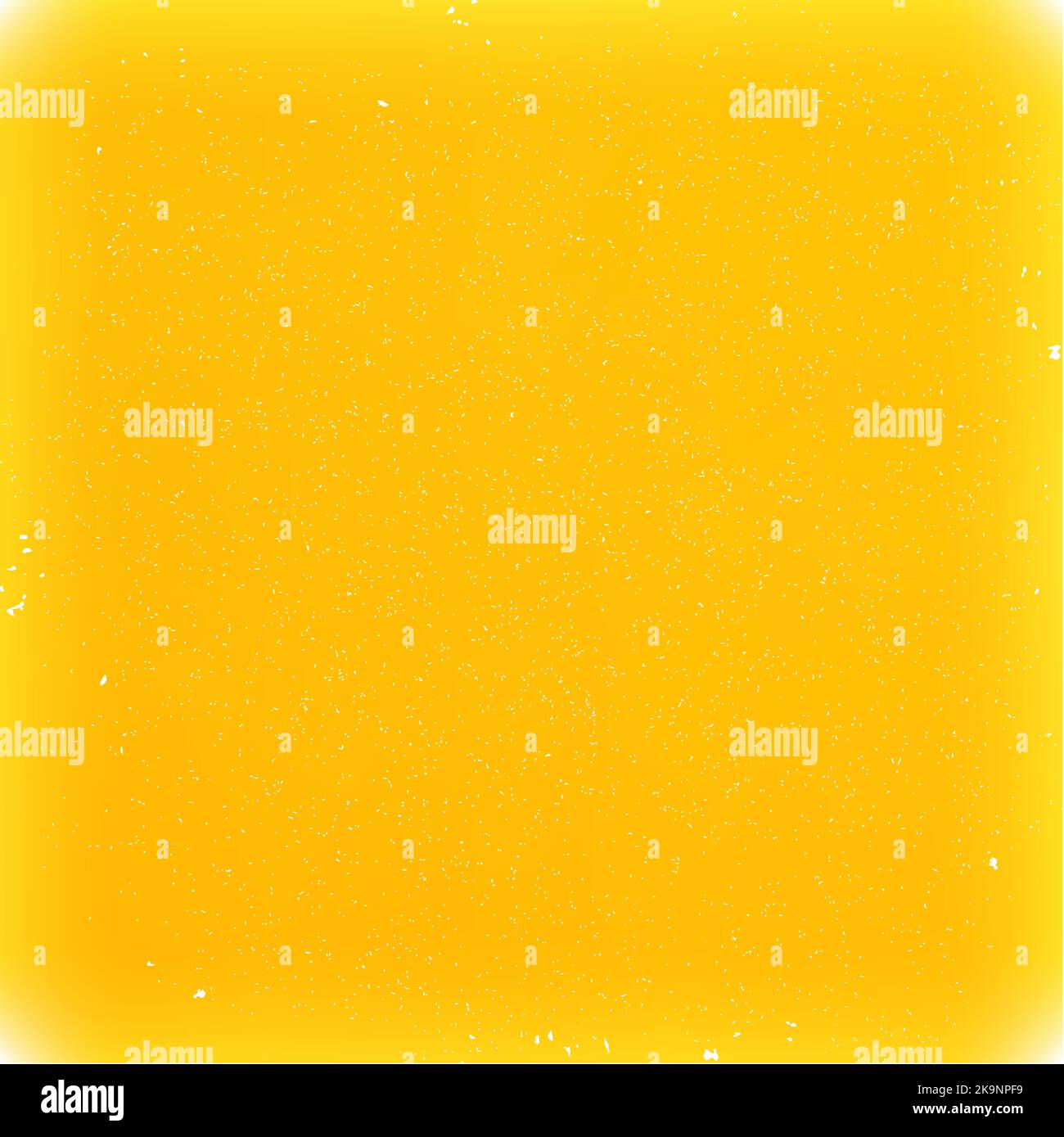 Grunge style bright yellow vector background with small particles Stock Vector